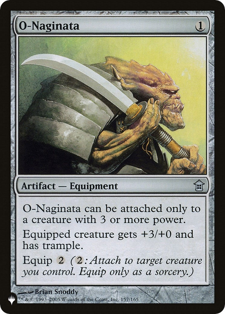 Image for O-Naginata (157/165) (LIST) - Magic: The Gathering