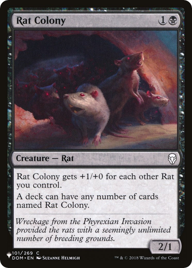 Image for Rat Colony (101/269) (LIST) - Magic: The Gathering