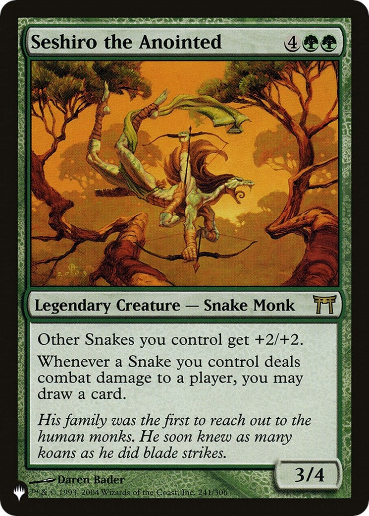 Image for Seshiro the Anointed (241/306) (LIST) - Magic: The Gathering