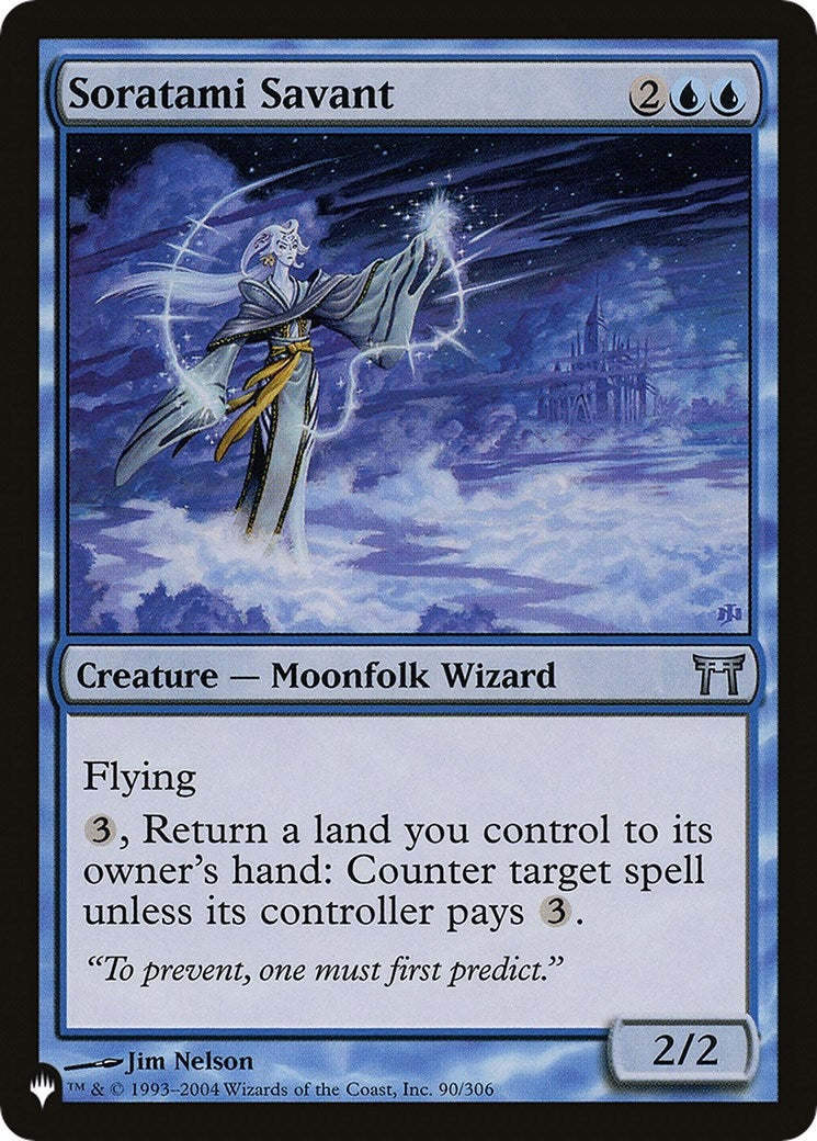 Image for Soratami Savant (90/306) (LIST) - Magic: The Gathering