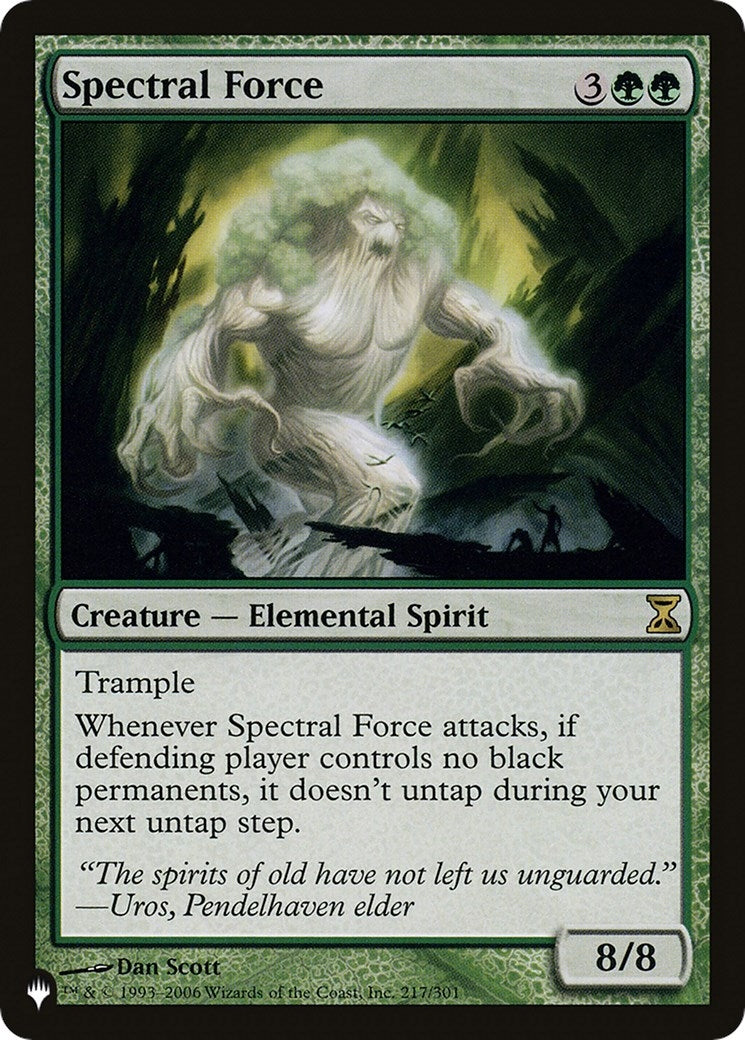 Image for Spectral Force (217/301) - Magic: The Gathering