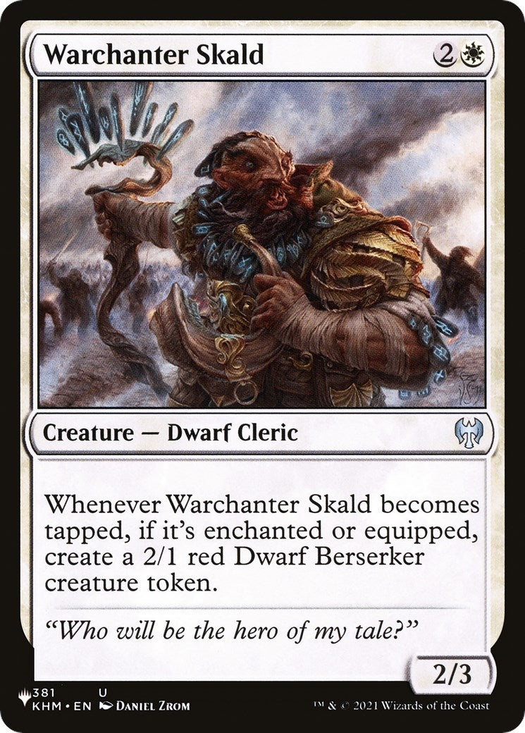 Image for Warchanter Skald (381/285) - Magic: The Gathering