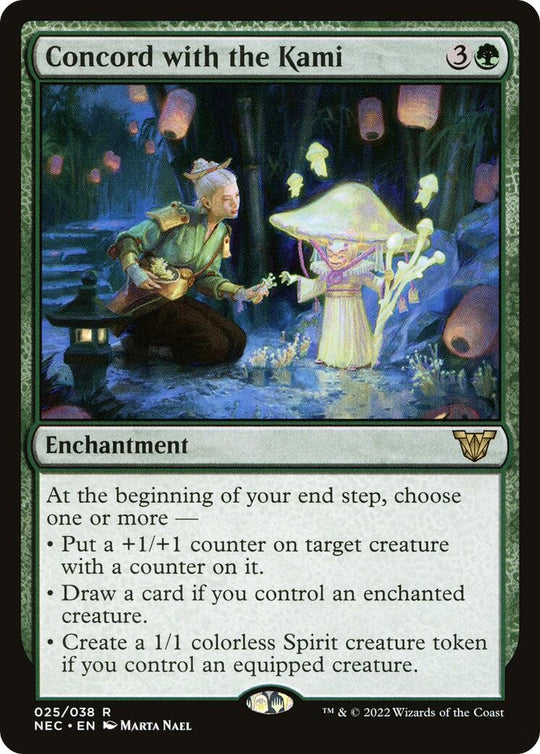 Image for Concord with the Kami (25) (NEC) - Magic: The Gathering