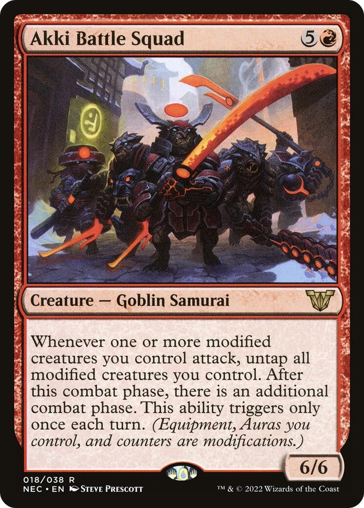 Image for Akki Battle Squad (18) (NEC) - Magic: The Gathering