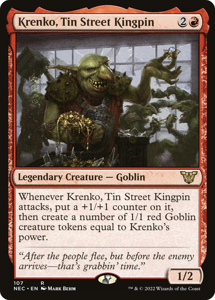 Image for Krenko, Tin Street Kingpin (107) - Magic: The Gathering