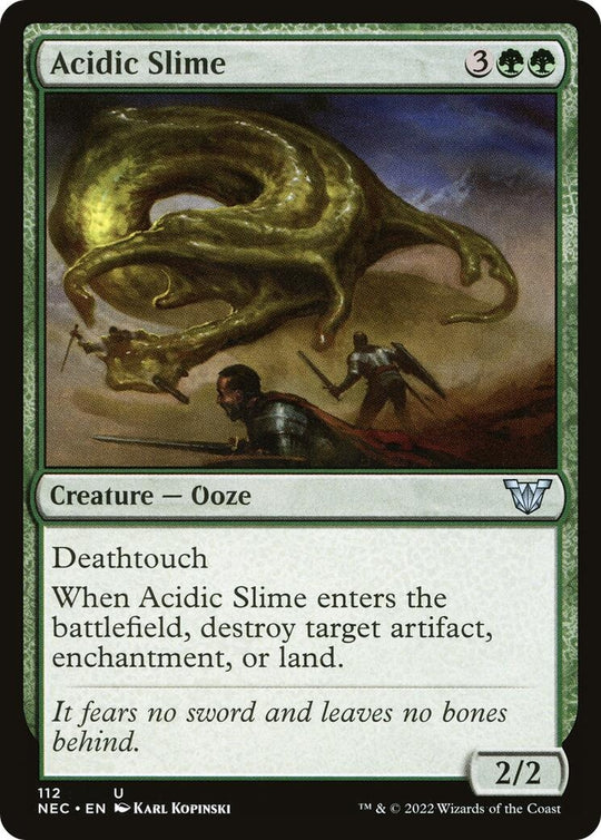 Image for Acidic Slime (112) (NEC) - Magic: The Gathering