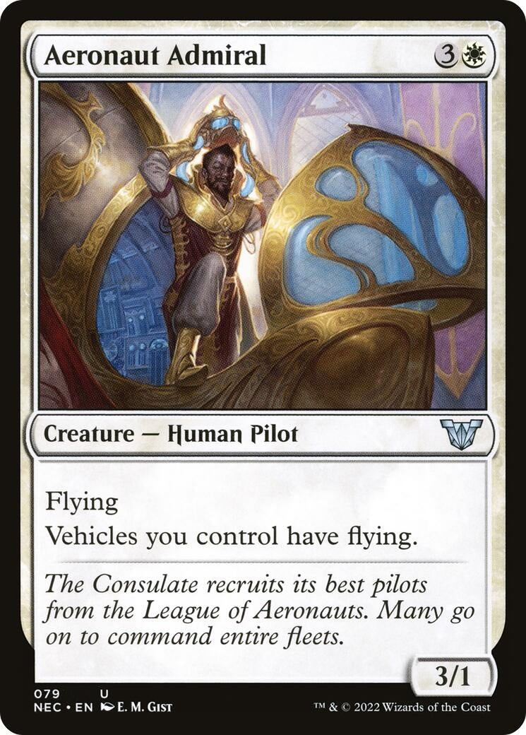 Image for Aeronaut Admiral (79) (NEC) - Magic: The Gathering