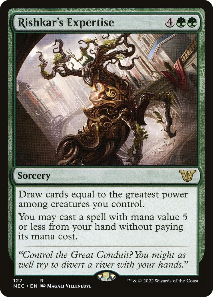 Image for Rishkar's Expertise (127) - Magic: The Gathering