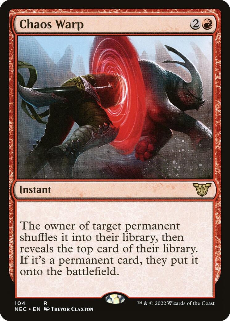 Image for Chaos Warp (104) - Magic: The Gathering