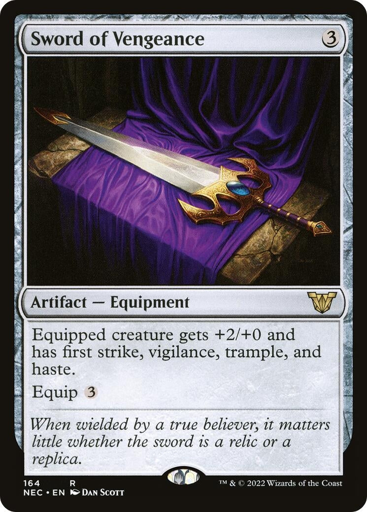 Image for Sword of Vengeance (164) (NEC) - Magic: The Gathering