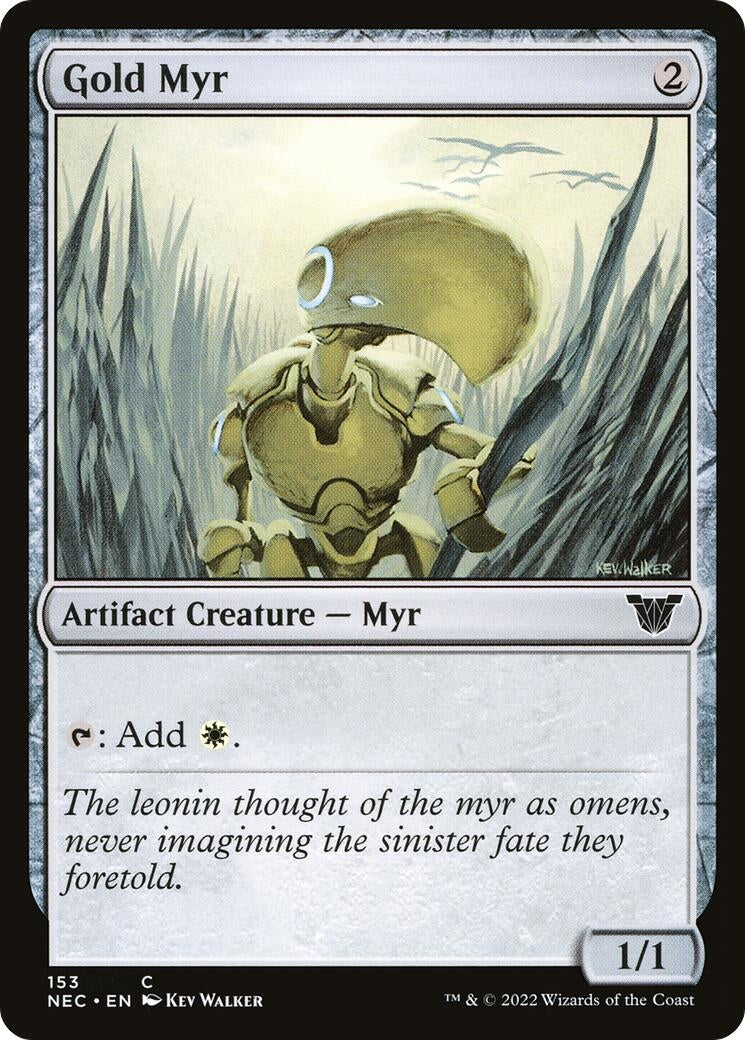 Image for Gold Myr (153) - Magic: The Gathering