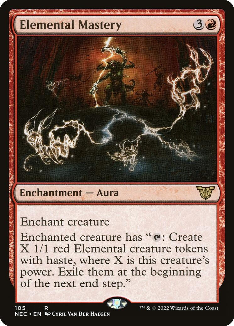 Image for Elemental Mastery (105) (NEC) - Magic: The Gathering