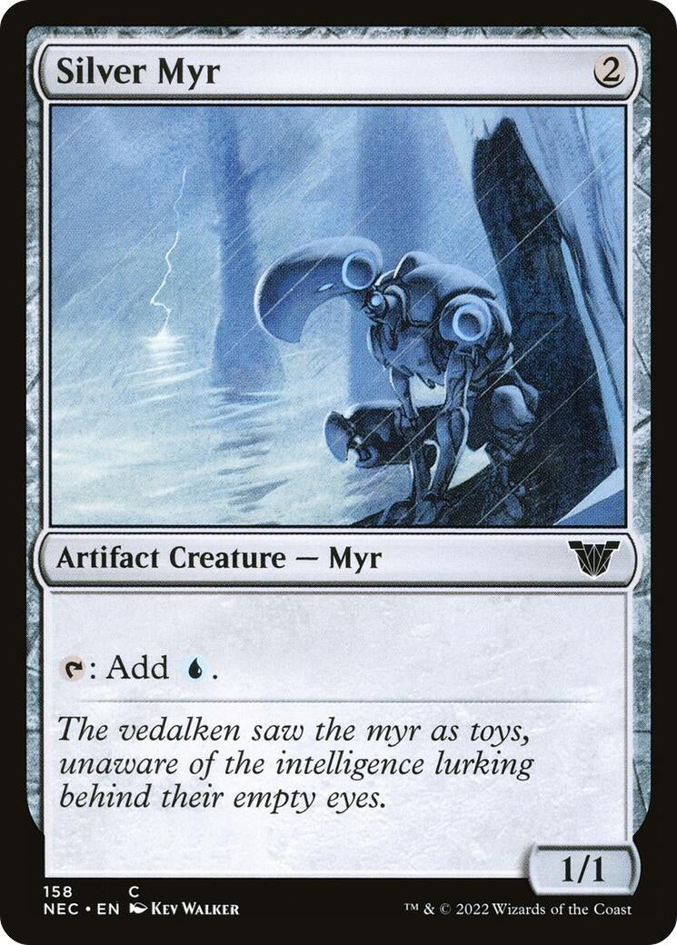 Image for Silver Myr (158) (NEC) - Magic: The Gathering