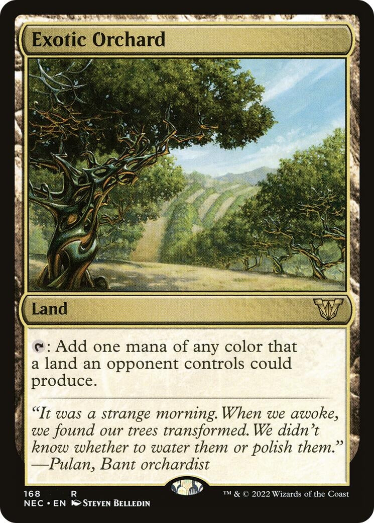 Image for Exotic Orchard (168) (NEC) - Magic: The Gathering