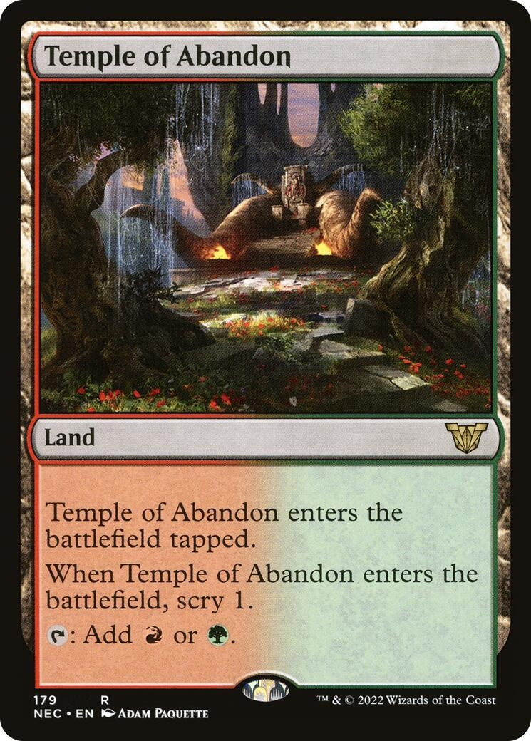 Image for Temple of Abandon (179) - Magic: The Gathering