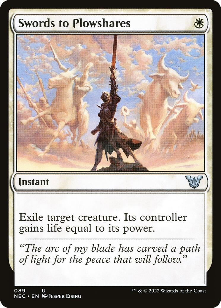 Image for Swords to Plowshares (89) - Magic: The Gathering