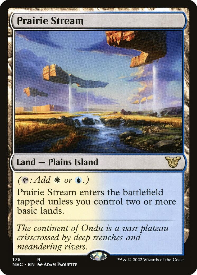 Image for Prairie Stream (175) (NEC) - Magic: The Gathering