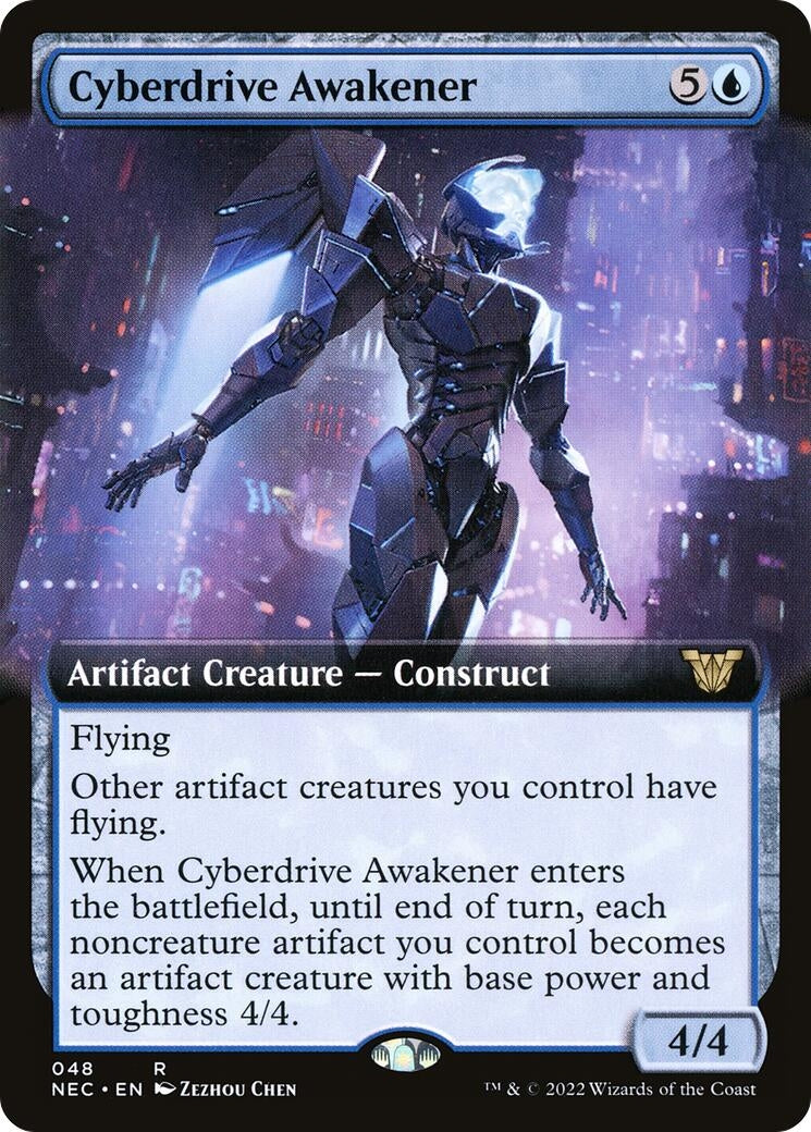 Image for Cyberdrive Awakener (Extended Art) (48) - Magic: The Gathering