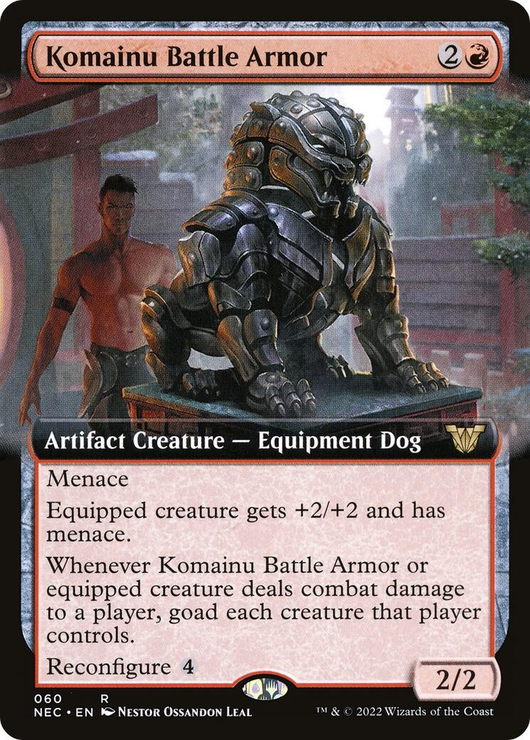 Image for Komainu Battle Armor (Extended Art) (60) - Magic: The Gathering