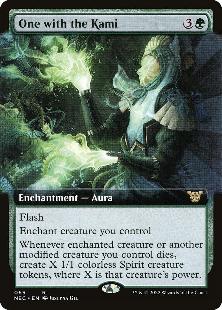 Image for One with the Kami (Extended Art) (69) - Magic: The Gathering