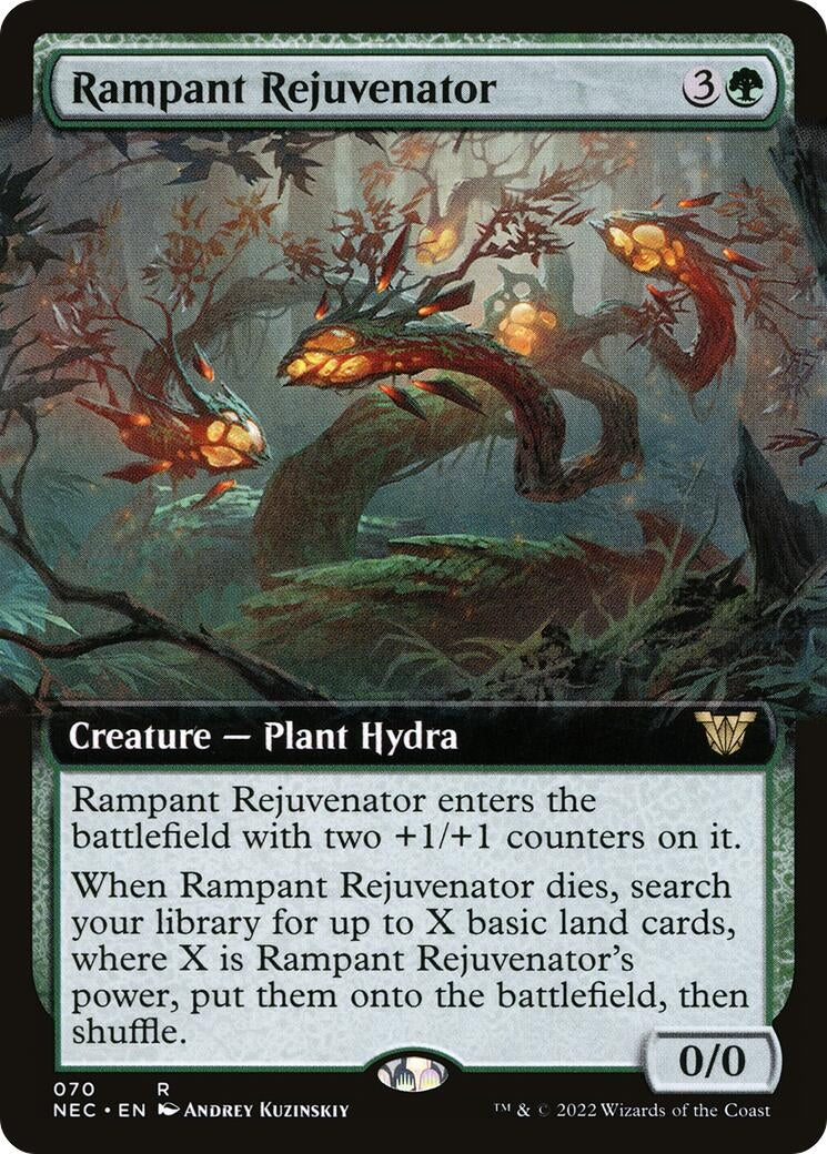 Image for Rampant Rejuvenator (Extended Art) (70) - Magic: The Gathering