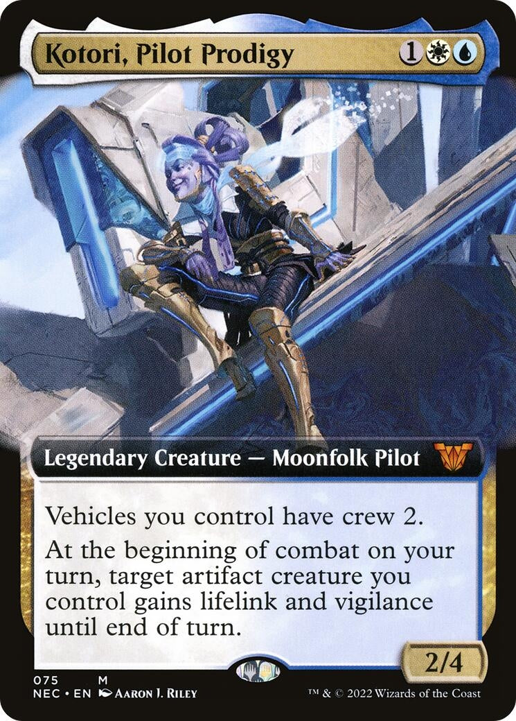 Image for Kotori, Pilot Prodigy (Extended Art) (75) - Magic: The Gathering