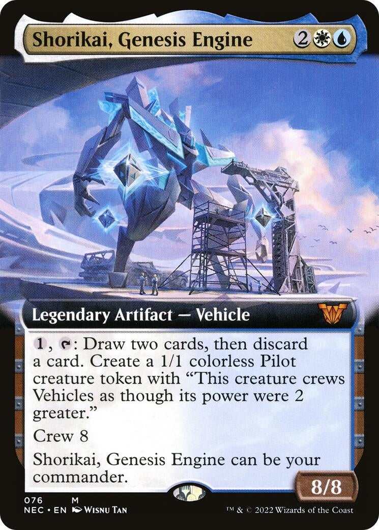 Image for Shorikai, Genesis Engine (Extended Art) (76) - Magic: The Gathering
