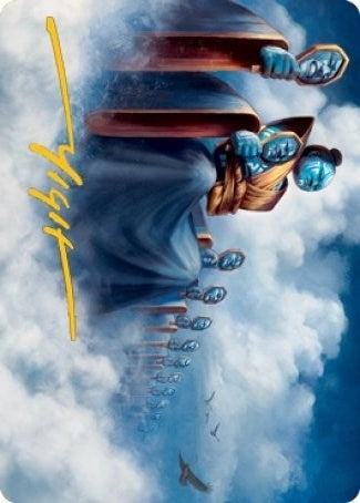 Image for Myojin of Cryptic Dreams Art Card (Gold-Stamped Signature) (7) (ASNEO) - Magic: The Gathering