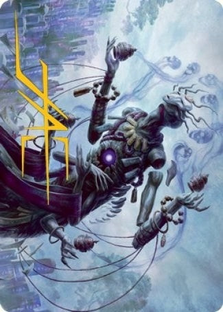 Image for Myojin of Grim Betrayal Art Card (Gold-Stamped Signature) (9) (ASNEO) - Magic: The Gathering
