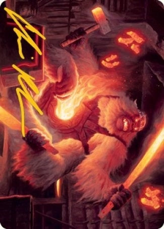 Image for Kami of Industry Art Card (Gold-Stamped Signature) (17) (ASNEO) - Magic: The Gathering