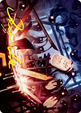 Image for Smoke Spirits' Aid Art Card (Gold-Stamped Signature) (41) - Magic: The Gathering