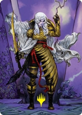 Image for The Wandering Emperor Art Card (49/81) (Gold-Stamped Signature) (49) (ASNEO) - Magic: The Gathering