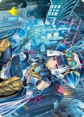 Image for Covert Technician Art Card (Gold-Stamped Signature) (51) (ASNEO) - Magic: The Gathering