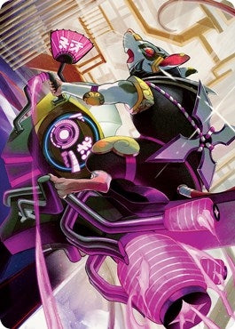 Image for Nashi, Moon Sage's Scion Art Card (59) (ASNEO) - Magic: The Gathering