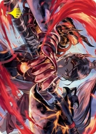 Image for Risona, Asari Commander Art Card (Gold-Stamped Signature) (72) (ASNEO) - Magic: The Gathering