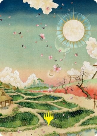 Image for Plains (293) Art Card (79/81) (Gold-Stamped Signature) (79) (ASNEO) - Magic: The Gathering