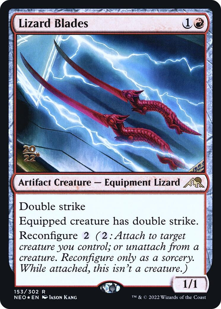 Image for Lizard Blades (153) - Magic: The Gathering