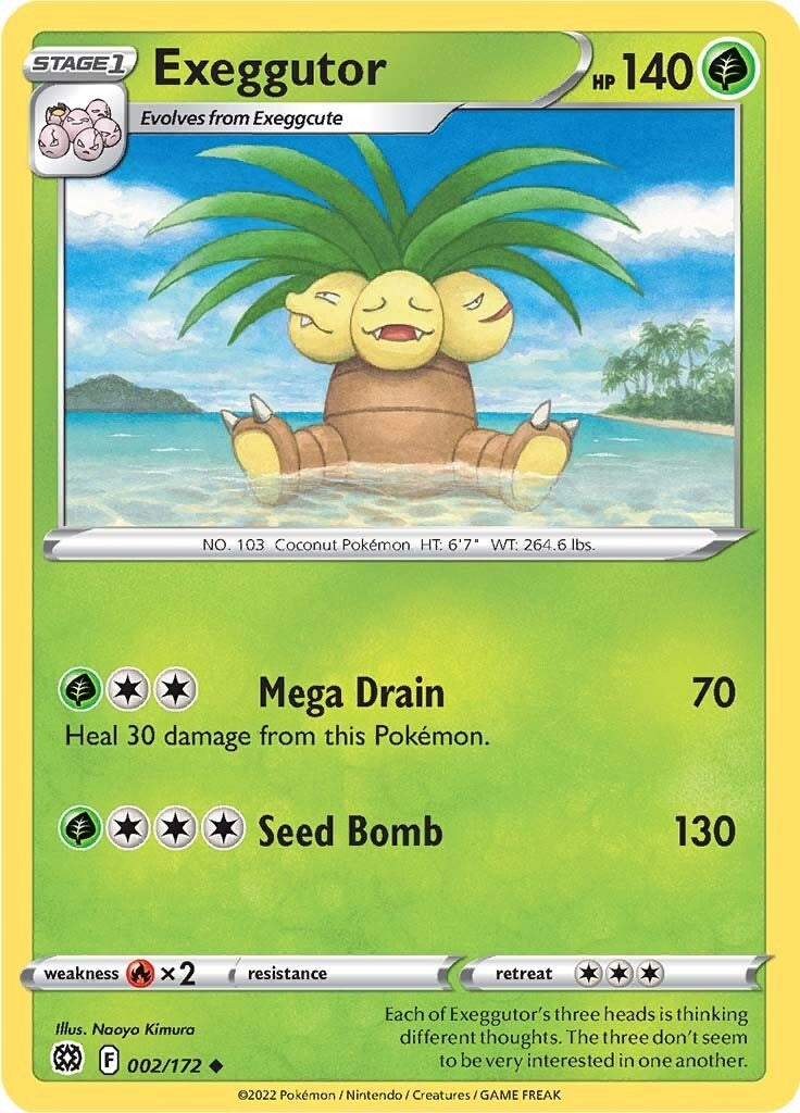 Image for Exeggutor (002/172) (SWSH09) - Pokemon