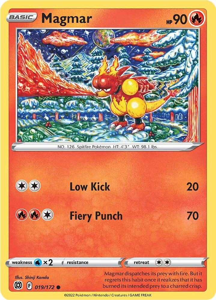 Image for Magmar (019/172) (SWSH09) - Pokemon