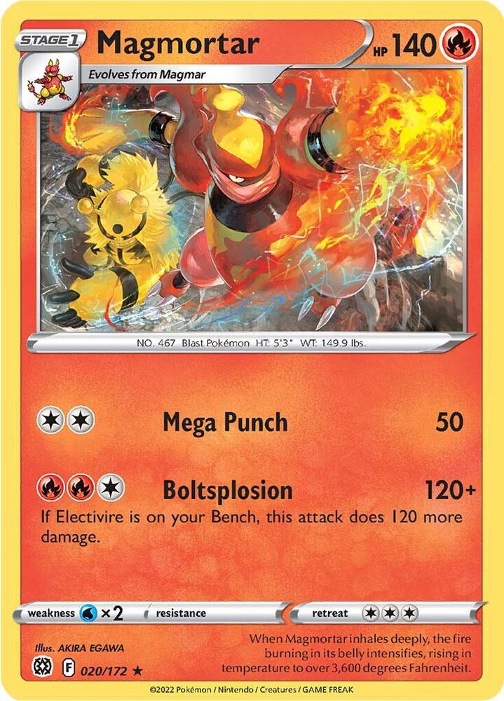 Magmortar (020/172) (SWSH09)