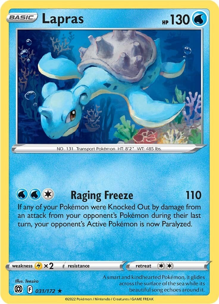 Image for Lapras (031/172) (SWSH09) - Pokemon