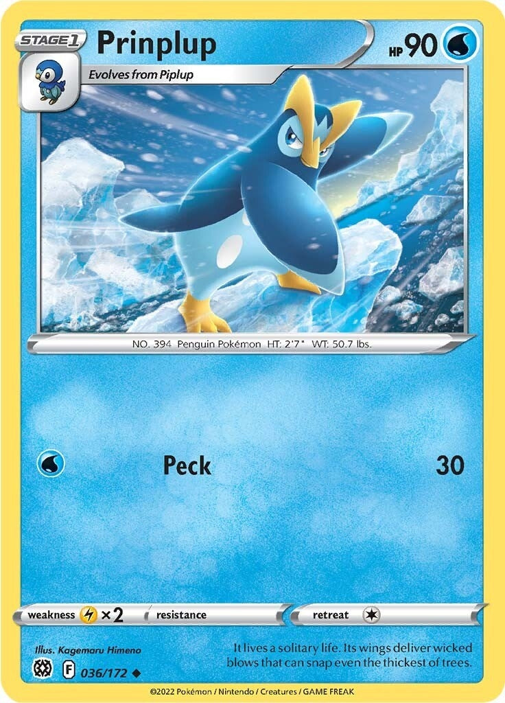 Image for Prinplup (036/172) (SWSH09) - Pokemon