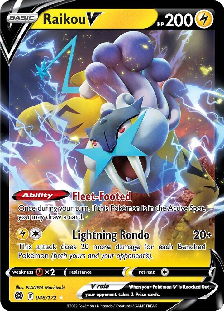 Image for Raikou V (048/172) (SWSH09) - Pokemon