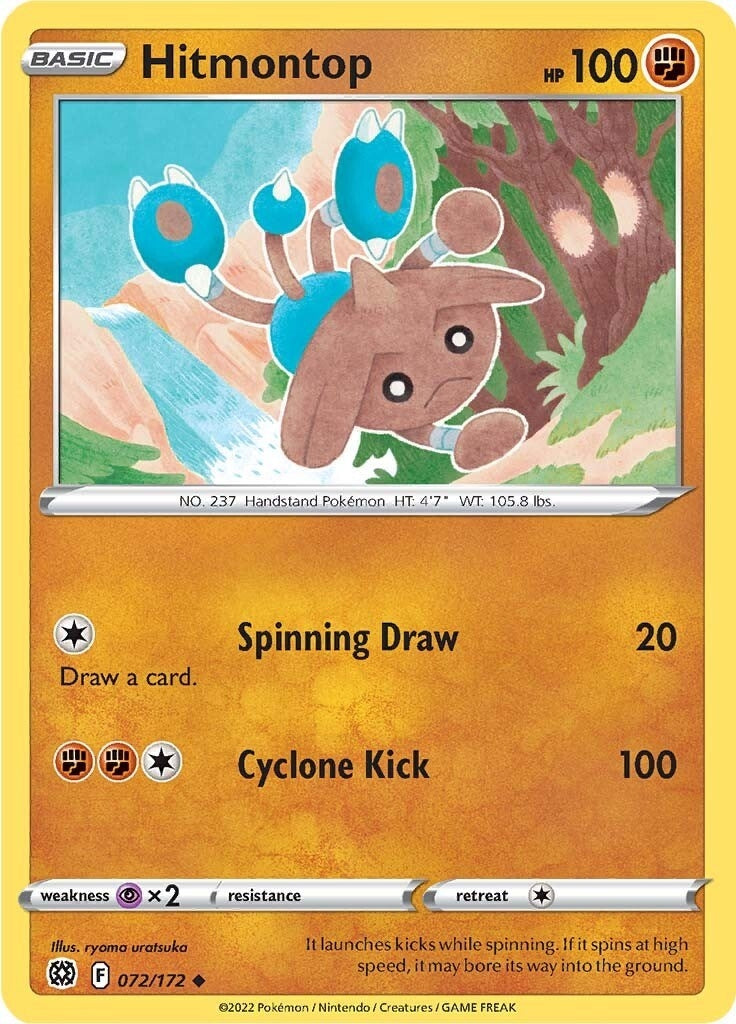 Image for Hitmontop (072/172) (SWSH09) - Pokemon