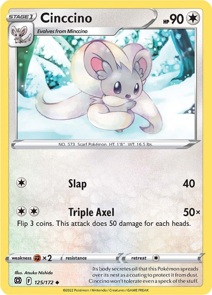 Image for Cinccino (125/172) (SWSH09) - Pokemon