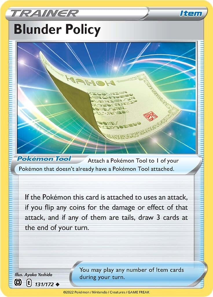 Image for Blunder Policy (131/172) (SWSH09) - Pokemon