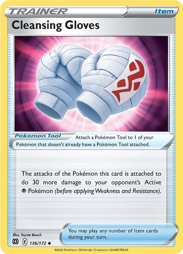 Image for Cleansing Gloves (136/172) (SWSH09) - Pokemon