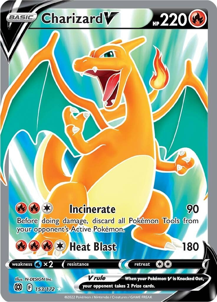 Image for Charizard V (Full Art) (153/172) (SWSH09) - Pokemon
