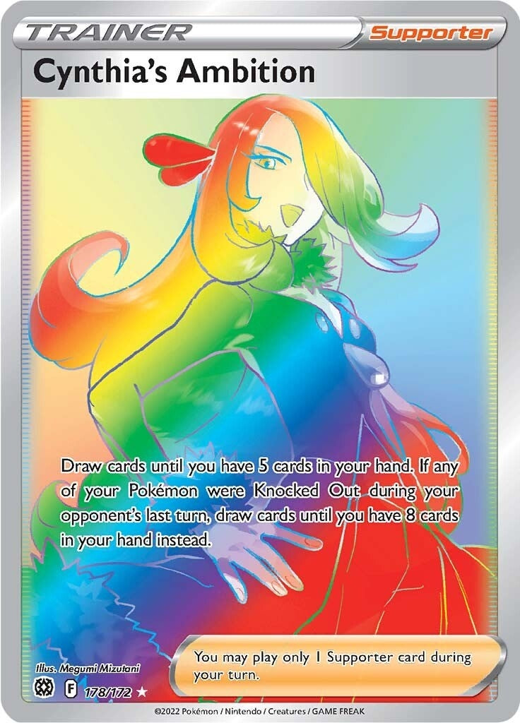 Image for Cynthia's Ambition (Secret) (178/172) (SWSH09) - Pokemon