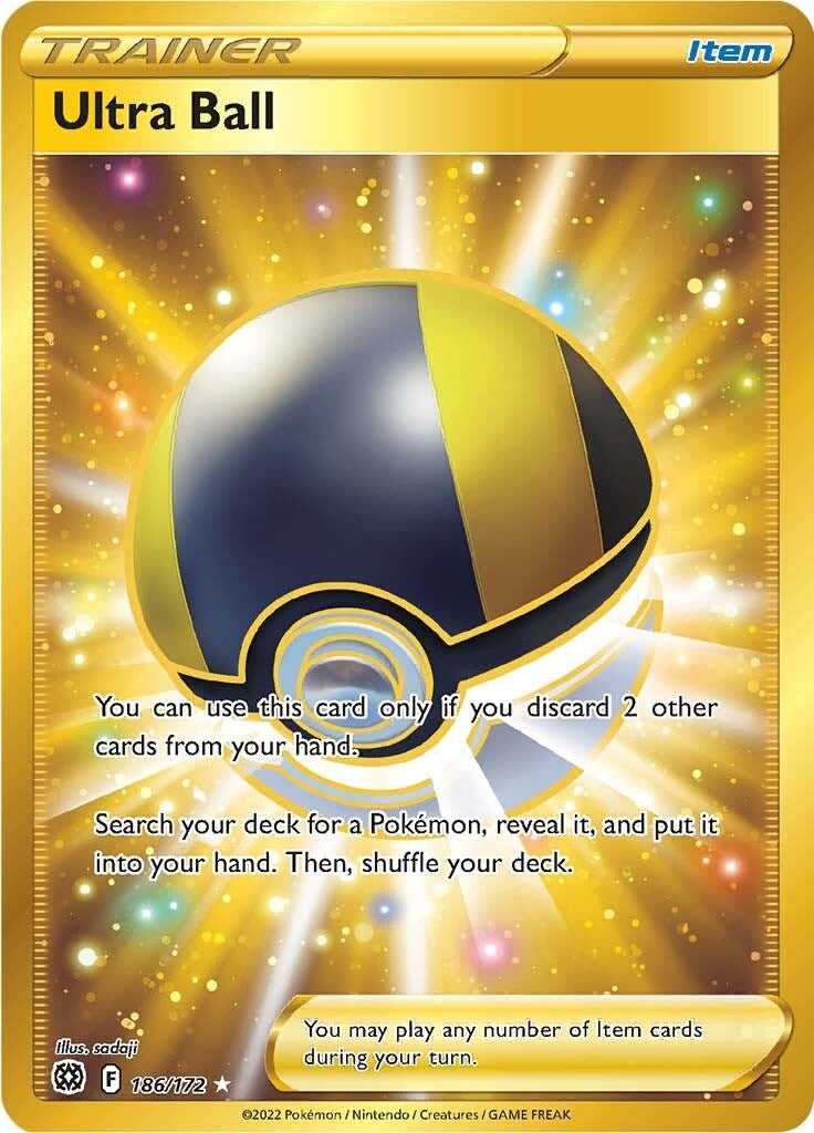 Image for Ultra Ball (Secret) (186/172) (SWSH09) - Pokemon